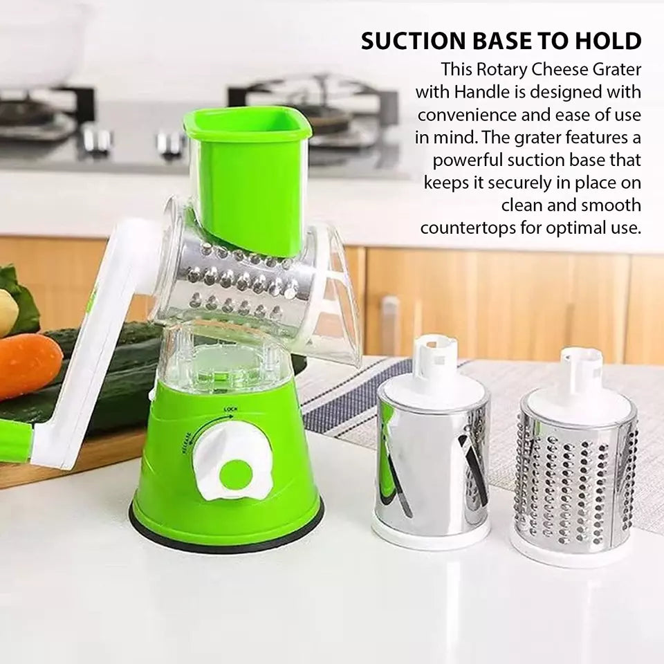 Minzzo™ Multi-Blade Rotary Vegetable Cutter by | Simplify Your Cooking Process